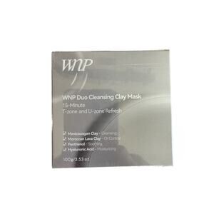 WNP Duo Cleansing Clay Mask with Niacinamide & Hyaluronic Acid – Pore Cleanser
